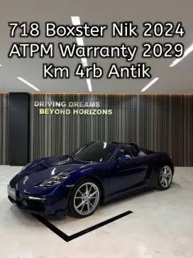 Porsche 718 Boxster AT 2024 Cabriolet Biru Boxter B1259PO