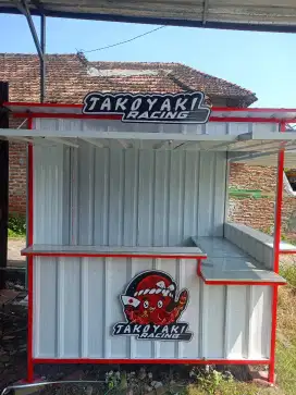 Booth kontainer gerobak kontainer rombong kontainer