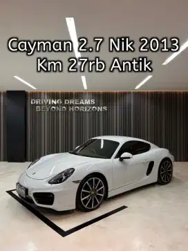 Porsche Cayman 2.7 PDK 2014 Putih B2950SXV Nik 2013