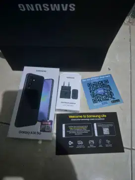 Samsung Galaxy A36 8/256 Gb Awesome Black Segel  resmi include adaptor