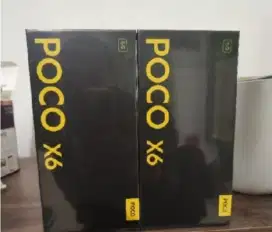 Murah New Poco X6 5G 12/256 grs resmi, bs kredit/bs TT