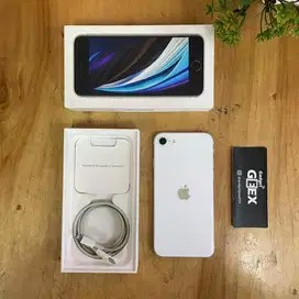iPhone SE 2 128GB White Super Mulus Pajak resmi bea cukai full ori