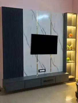 Backdrop tv minimalis