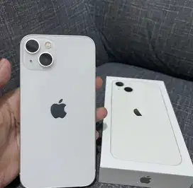 iPhone 13 128gb Starlight Garansi Resmi iBox Fullset Nominus