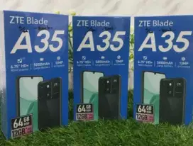 Murah New hp Zte A35 ram 4+4/64 grs resmi, bs kredit/bs TT