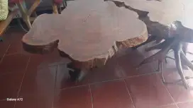 Meja Gembol Akar Jati