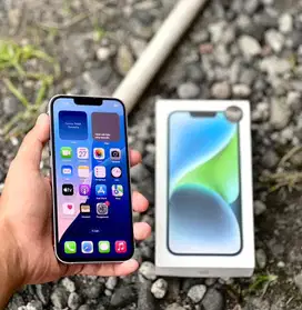 iphone 14 128gb purple IBOX fullset siap pakai