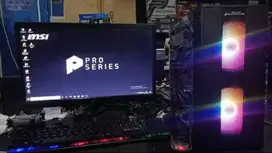 pc fullset i5 9400f Ram 16GB SSD 512GB VGA gtx 1050 ti 4GB Monitor 20