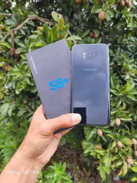 Samsung S8 Plus RAM 4/64 Fullset lecet pemakaian minus layar shadow