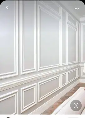 Partisi Jasa Tukang Pasang Wall Moulding Sekat Plafon PVC GRC Gypsum