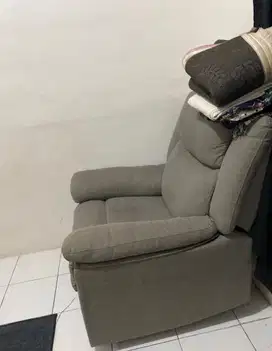 Sofa Reclainer fabric 1 seater