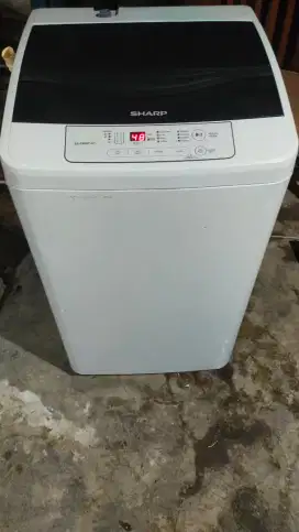 Mesin cuci Otomatis Sharp kapasitas 8kg Normal semua mesin Ori