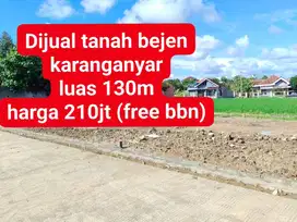 Dijual tanah strategis di Bejen Karanganyar