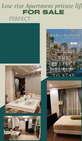 Dijual apartemen Pearl Garden Resort type studio furnished siaphuni