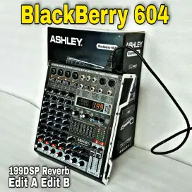 MIXER ASHLEY BLACKBERRY 604 ORIGINAL BARU 6 CHANEL EFEK ALESIS