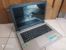 Asus x441ua core i3/ RAM 8+SSD 256/dual VGA Nvidia 920Mx Kenceng