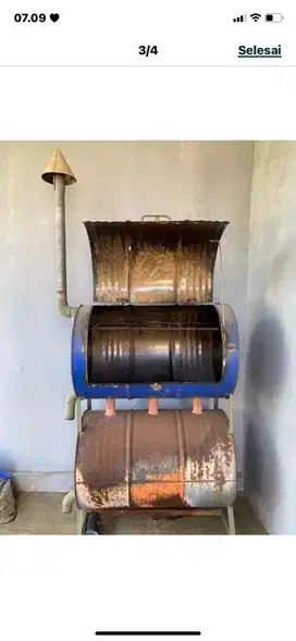 Dijual Double Drum Smoker