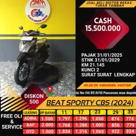 JUAL BELI BEAT SPORTY CBS 2024 BAYAR VIA SHOPEE TOKPED KREDIVO CC DLL