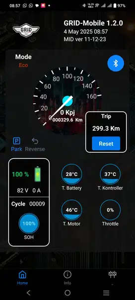 Batere Gesits Motor Listrik Bekas