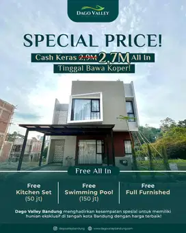 Rumah Sejuk di dago cisitu dkt tamansari kebun bintang bandung dan itb