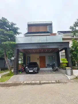Dijual semi Furnish rumah mewah siap huni di Cluster Harapan indah