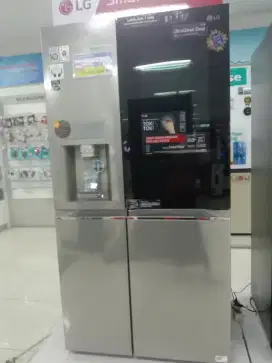 LG REFRIGERATOR SBS 674L STAINNLES BISA CICILAN BUNGA MULAI DARI 0%