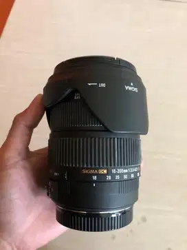 Lensa Sigma DC 18-200mm 1:3.5-6.3 HSM for canon