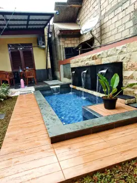 Tukang kolam ikan minimalis