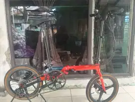 Sepeda lipat camp Hazy 11 speed