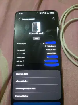Samsung S21+ (hp+charger)