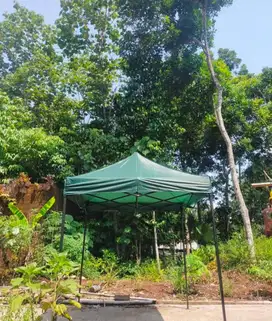 Full set tenda jualan ukuran 3x3 meter Hijau