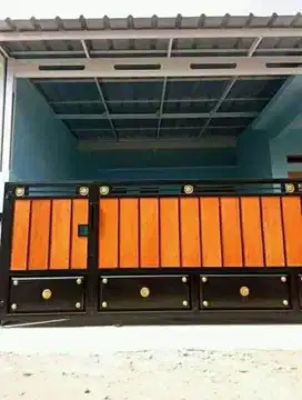 Pintu dorong minimalis
