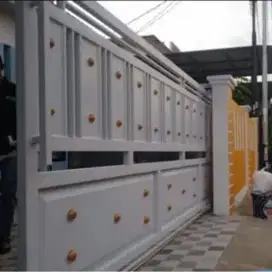 Pintu dorong minimalis
