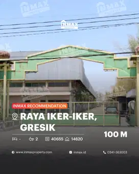Pabrik + Kantor Siap Untuk Usaha Apapun Di Raya Iker-Iker Geger Gresik