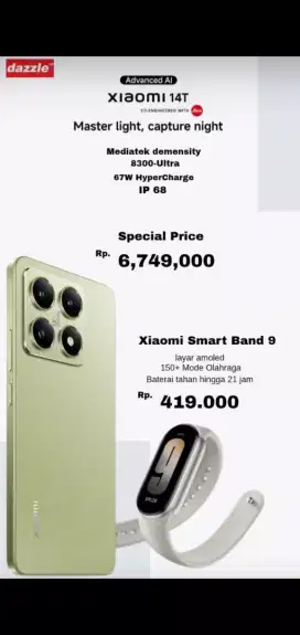 promo xiaomi 14t 12/512