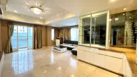 3BR plus semifurnish view pool lantai rendah Apt.Royal mediterania