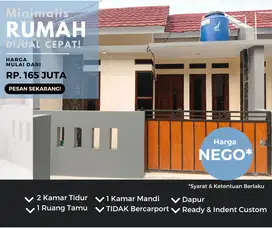 Dijual rumah cantik 2 kamar ready dan indent mulai dari 185 jutaan