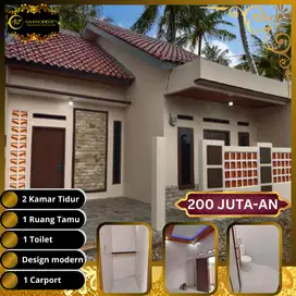 Hunian cantik 2 kamar dilokasi strategis akses mobil mulai dari 200 jt