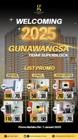 Hunian Impian di Apartemen Gunawangsa Tidar Harga Murah Full Furnish