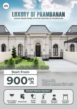 RUMAH CANGGIH PERTAMA DI PRAMBANAN  DESIGN MODERN TERKINI