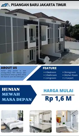 Rumah Mewah Dua Lantai /  SHM