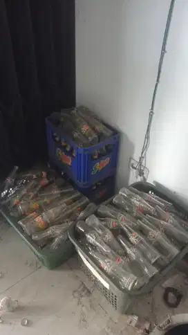 Krat Botol kaca bekas