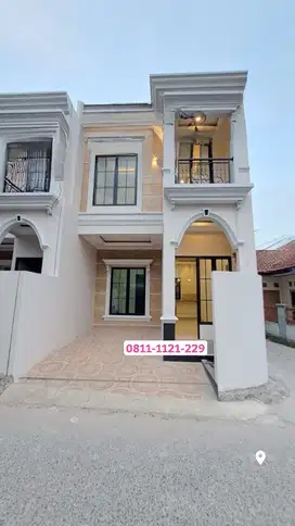 Rumah 2 LT Siap Huni Dekat Stasiun Depok 5 Menit GDC DP 0 Free Biaya