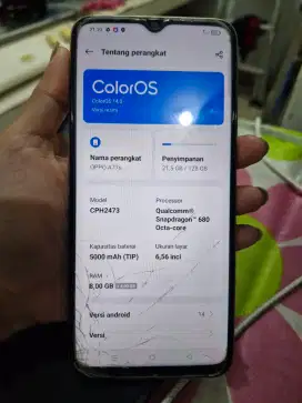 Oppo a77s ram 8+4/128 jual cepat