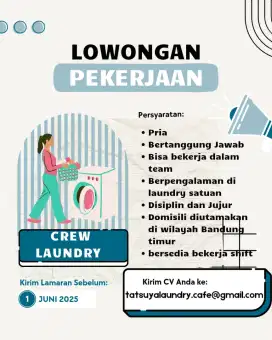 Crew Laundry (pria)