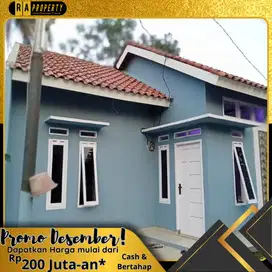Rumah minimalis 2 kamar akses strategis 13 menit dari TOL Sawangan