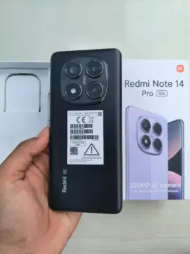 Redmi Note14pro 5g 8/256gb fullset ori Like New