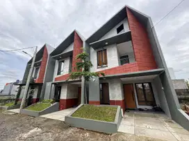 Rumah Bata Merah 2 Lantai di Cibinong yang Elegan dan Asri