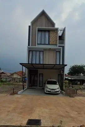 Rumah 3 Lantai Modern di Pejaten Jakarta Selatan Free Biaya-Biaya AC