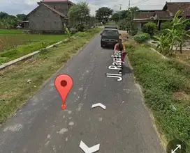 dijual tanah zona kuning di trucuk,pinggir jalan raya